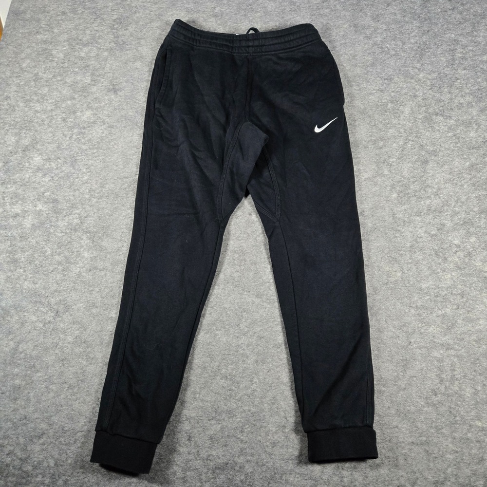 Nike Mens Black Sportswear Club Fleece Tapered Jogger Pants Size S